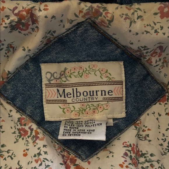 Warm Lined Denim Jacket Medium - Picture 6 of 8